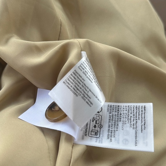 H&M Light Tan Blazer xs - Picture 3 of 3